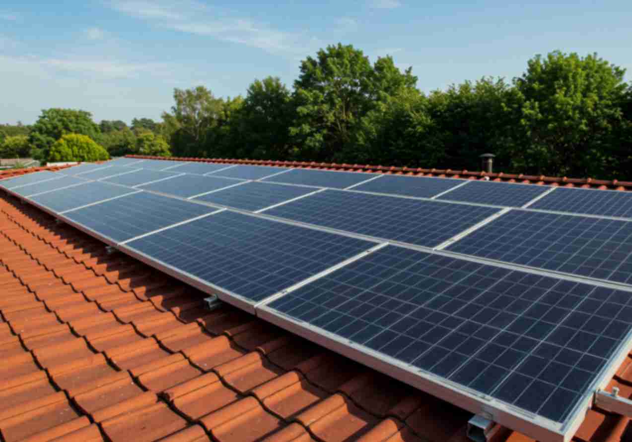 Industrial solar energy project